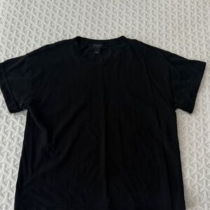 All Saints Jet Black Short Sleeve Tee